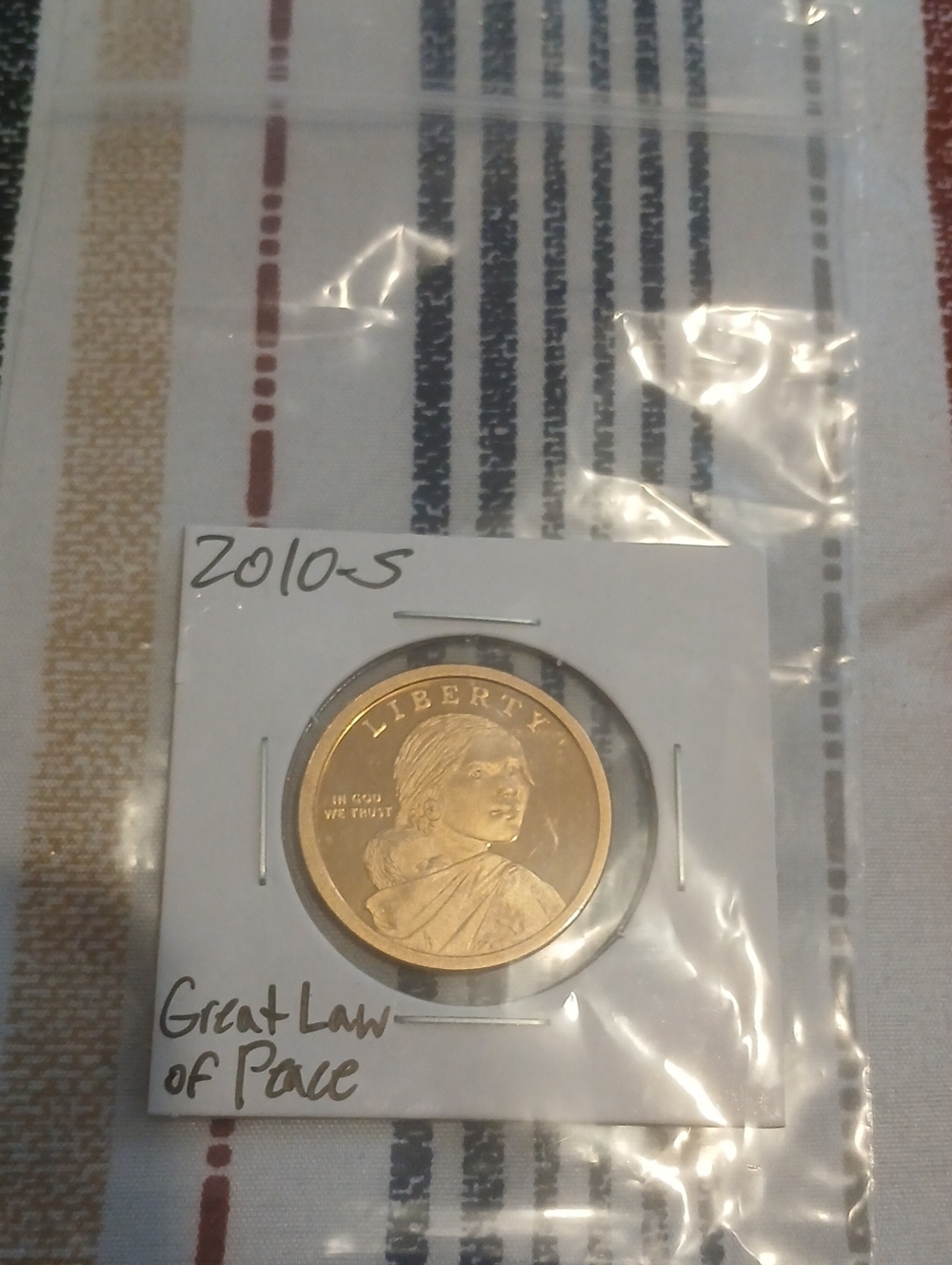 2010-S Sacagawea Uncirculated Golden Dollar Coin